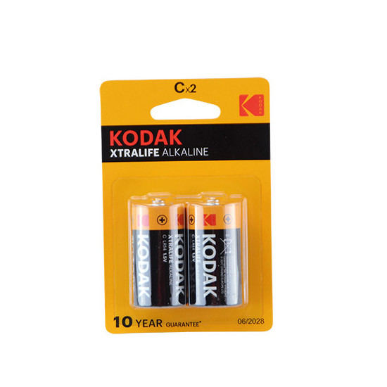 LR14 1,5 V KODAK XTRALIFE šarminės baterijos 2 vnt.