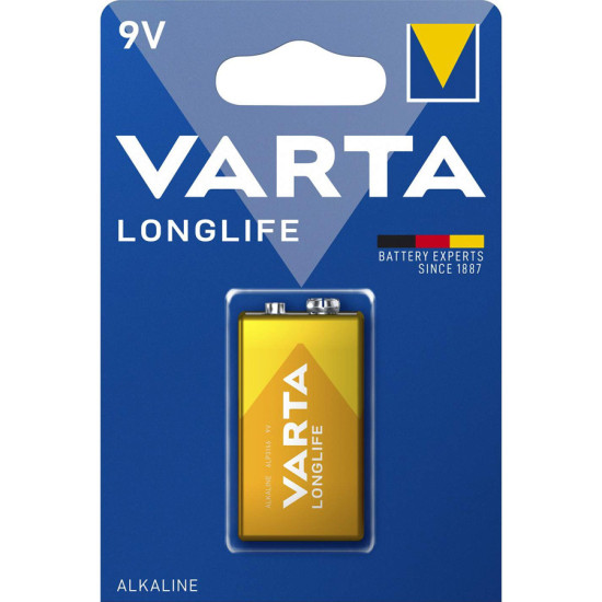 LR61 9V VARTA LONGLIFE MAX POWER ŠARMINĖ BATERIJA 1