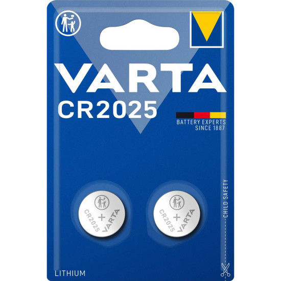 CR2025 3V VARTA ličio baterijos 2 vnt.