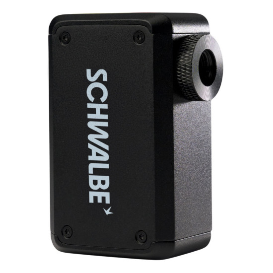 MINI ELEKTRINIS PRIPUČIAMAS SIURBLYS KOMPRESORIUS SCHWALBE E MICRO BLACK 120PSI 8 BAR - NEŠIOJAMAS