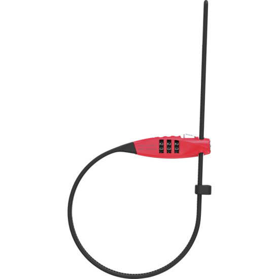 Dviračio trosas su kodu COMBIFLEX TRAVELGUARD , raudonas, 45 cm