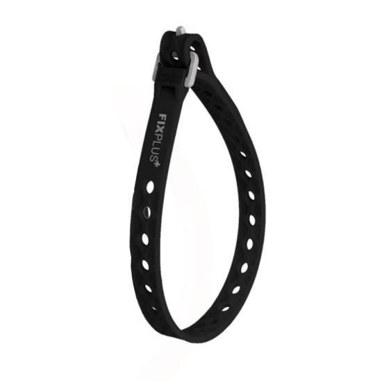 ĮTEMPIMO DIRŽELIS GUMINIS FIXPLUS NANO SLIM FIT - JUODAS 30 cm 2 vnt.