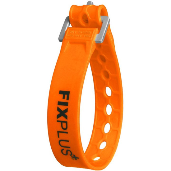 ĮTEMPIMO DIRŽELIS GUMINIAI FIXPLUS - ORANŽINIS 35 cm