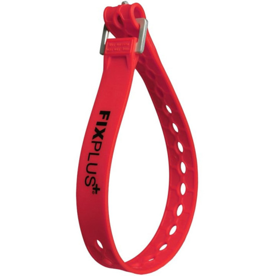 ĮTEMPIMO DIRŽELIS GUMINIAI FIXPLUS - RAUDONAS 46 cm