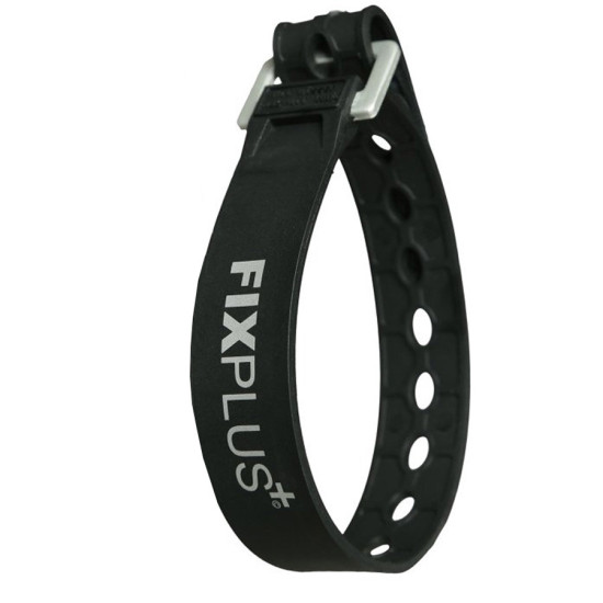 ĮTEMPIMO DIRŽELIS GUMINIS FIXPLUS NANO SLIM FIT - JUODAS 23 cm 2 vnt.