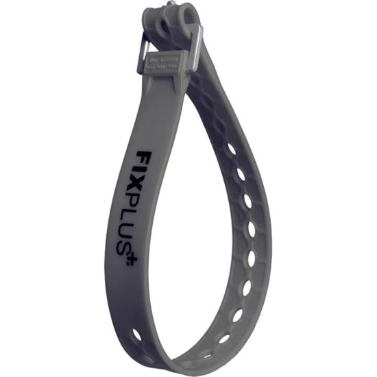 ĮTEMPIMO DIRŽELIS GUMINIAI FIXPLUS - TAMSI PILKA 46cm