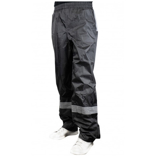 APSAUGINĖS KELNĖS NUO LIETAUS R FLECT JUODOS - DYDIS XL XXL - LABAI ATSPINDINČIOS