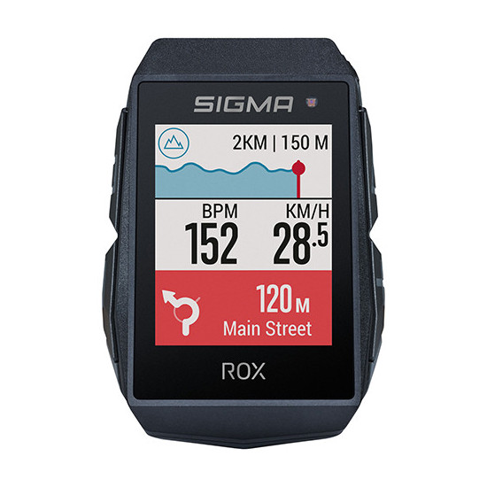 BELAIDIS DVIRAČIO MATUOKLIS GPS SIGMA ROX 11.1 EVO 150 FUNKCIJOS JUODA