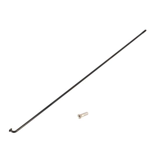 STIPIN 2,3 MM NERŪDIJANČIO PLIENO, JUODO, L255, SU VERŽLE X1 MACH1 CYCLO MOTO EL. DVIRAČIAMS
