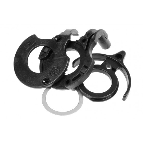 Universal grease fitting for 22mm handlebars