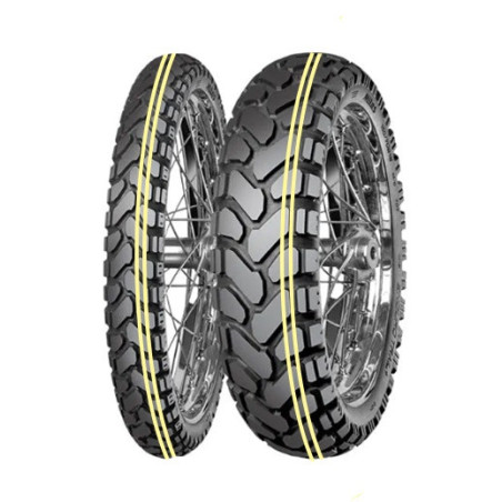 MITAS OPONA 110 80B19 ENDURO TRAIL+ DAKAR PODWÓJNY ŻÓŁTY PASEK 59H M+S TL TT PRZÓD DOT 23 2026 460041 zamienn