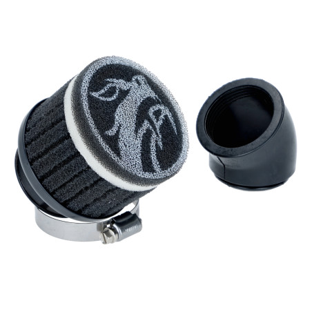 VOCA Race 48mm oro filtras juodas/baltas