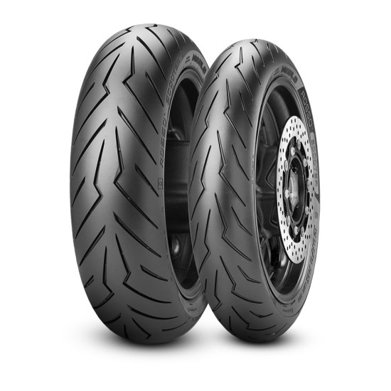 TYRE -MOTORCYCLE- 17 120 70 R 17 PIRELLI DIABLO ROSSO SC FRONT 58H TL