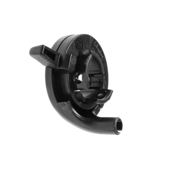 Universal grease fitting for 22mm handlebars