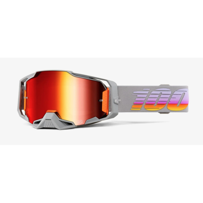 100 PROCENT NOWOŚĆ GOGLE ARMEGA GOGGLE FALLBROOK - RED MIRROR LENS - SZYBKA CZERWONE LUSTRO