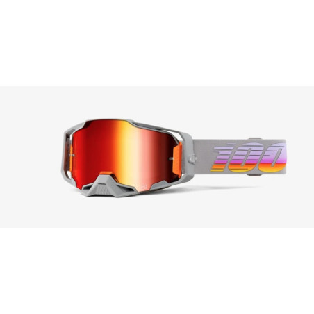 100 PROCENT NOWOŚĆ GOGLE ARMEGA GOGGLE FALLBROOK - RED MIRROR LENS - SZYBKA CZERWONE LUSTRO