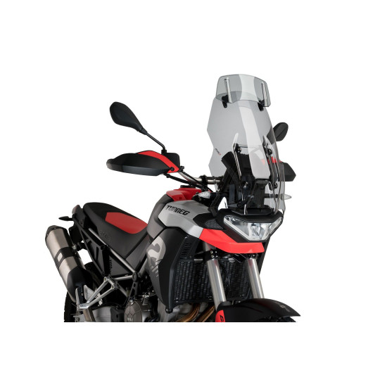 TOURING WINDSCREEN PUIG FOR APRILIA TUAREG 660 2023 WITH DEFLEKTOROEM LIGHT SMOKE