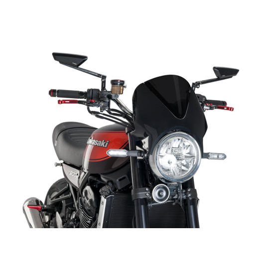 FAIRING PUIG FOR KAWASAKI Z900 RS SE 22 CARBON- DARK SMOKE
