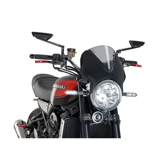 FAIRING PUIG FOR KAWASAKI Z900 RS SE 22 BLACK- LIGHT SMOKE