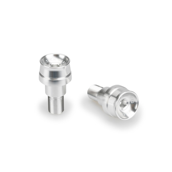 ALUMINIUM BAR-END WEIGHTS SPEED YAMAHA C SILVER