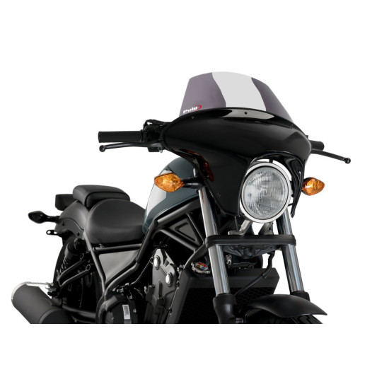 WINDSCREEN BATWING SML FOR HONDA CMX 500 REBEL 17-19 LIGHT SMOKE
