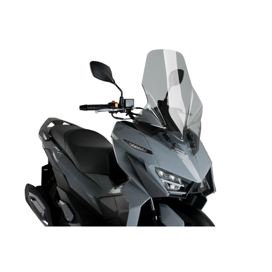 WINDSCREEN PUIG V-TECH FOR SYM JET X 125 21-24 LIGHT SMOKE