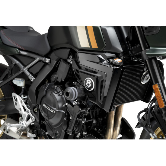 CRASH PROTECTORS FOR SUZUKI GSX-8TT 25 BLACK