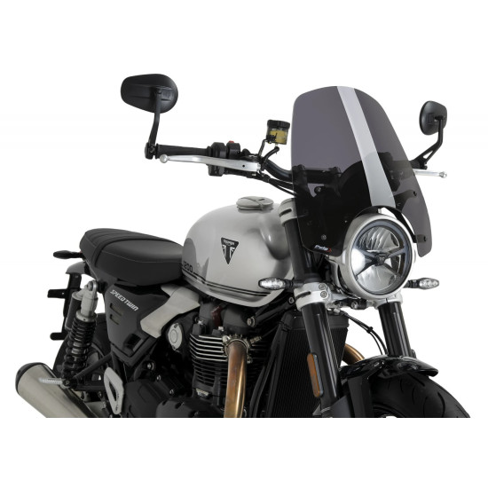 WINDSCREEN PUIG FOR TRIUMPH SPEED TWIN 900 1200 25 TOURING DARK SMOKE
