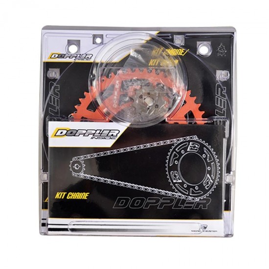 Derbi Senda 50 14x53 sprocket and chain set Doppler
