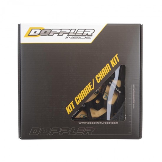 Derbi Senda 50 14x53 sprocket and chain set Doppler