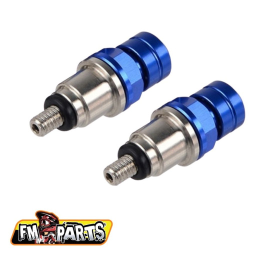 FM-PARTS fork bleeder screws KTM/HUSQVARNA WP color blue