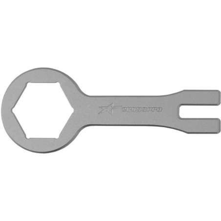 CROSSPRO WRENCH FOR SHOCK ABSORBERS PLUGS/NUTS WP 50MM KTM/HUSQVARNA/HUSABERG/GAS GAS spalva pilka