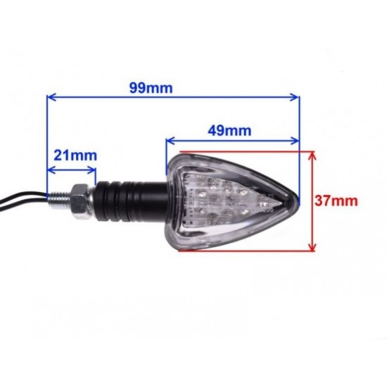 Universal LED turn signals (2pcs.)