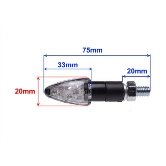 Universal LED turn signals (2pcs.)