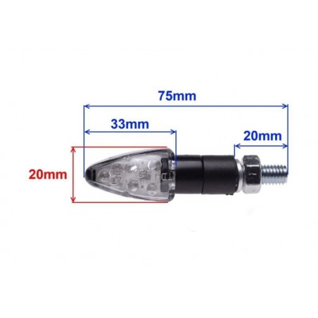 Universal LED turn signals (2pcs.)