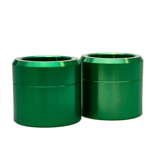 ACCEL front wheel hubs KAWASAKI KXF 450 '19-20 color green