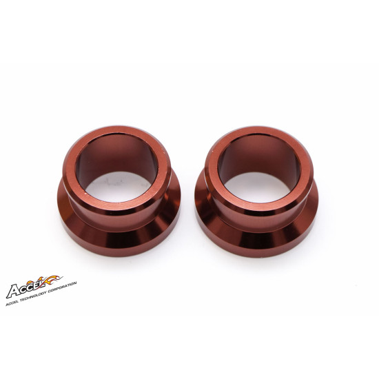 ACCEL front wheel hubs SUZUKI RMZ 250 '07-'19, RMZ 450 '05-'20 color RED
