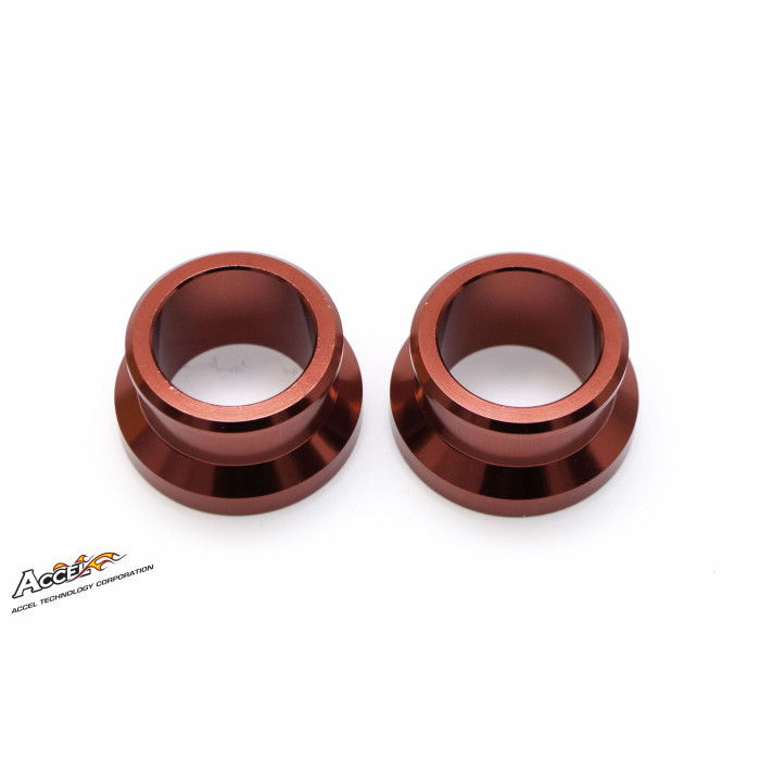 ACCEL front wheel hubs SUZUKI RMZ 250 '07-'19, RMZ 450 '05-'20 color RED