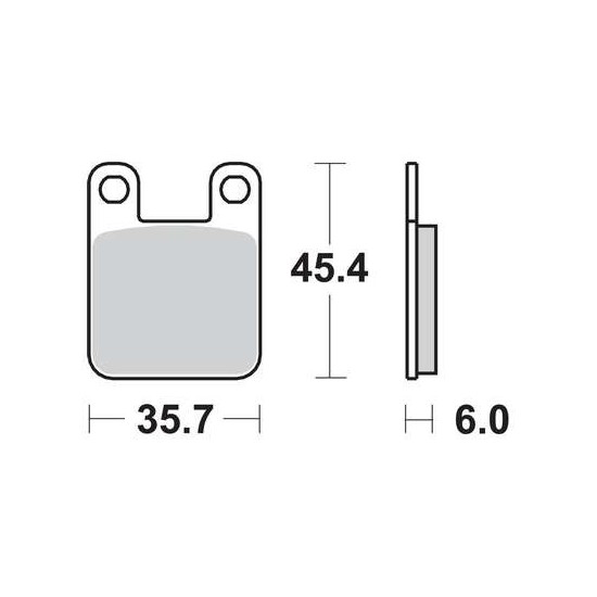 Aprilia, Derbi, Peugeot brake pads Doppler