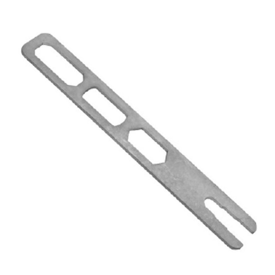 WRENCH HEAD WRENCH FOR SHOCK ABSORBERS PLUGS/NUTS priekio HONDA CRF 250/450 R/X '02-'22, CR 250 '02-'07, KAWASAKI KX 250F/450F '