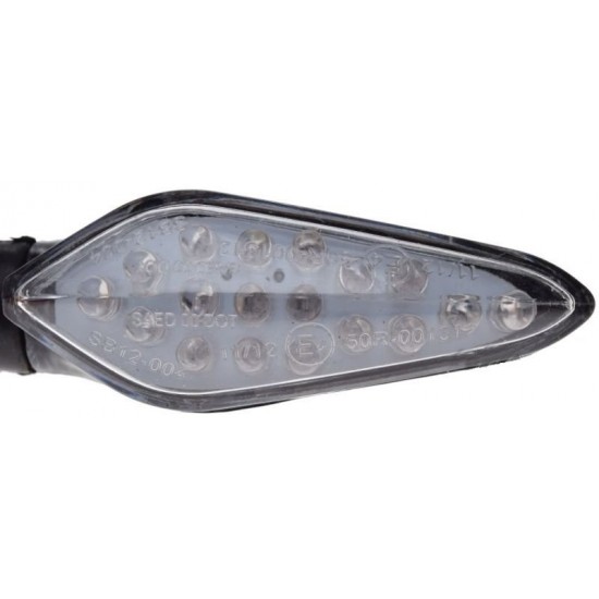 Universal LED turn signals Carbon (2pcs.)