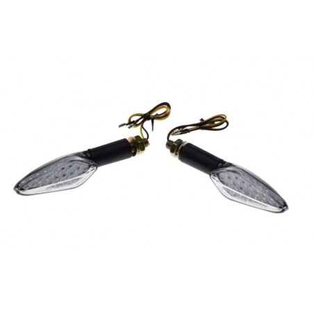 Universal LED turn signals Carbon (2pcs.)