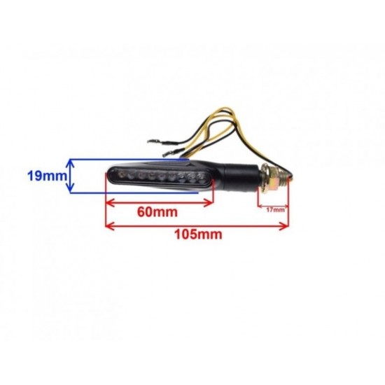Universal LED turn signals (2pcs.)