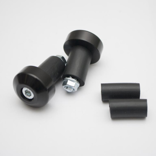 AKRYBIUS handlebar tips (FLAT) color BLACK set