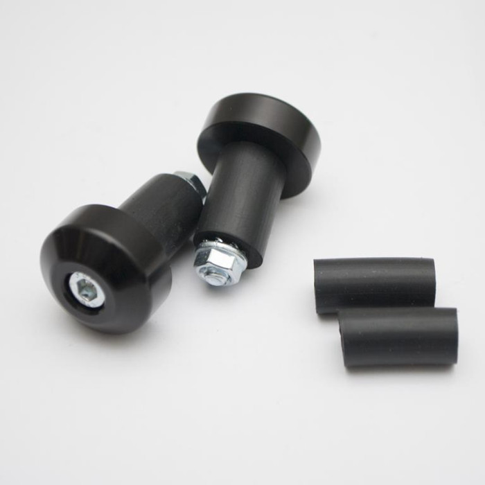 AKRYBIUS handlebar tips (FLAT) color BLACK set