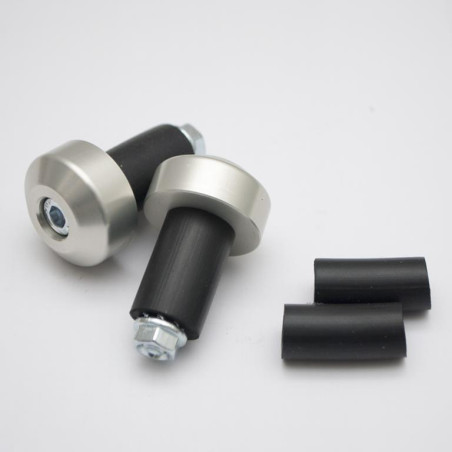 AKRYBIUS handlebar tips (FLAT) color gray set