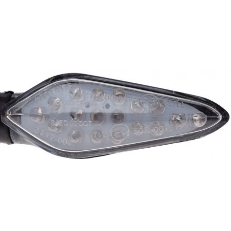 Universal LED turn signals black (2pcs.)