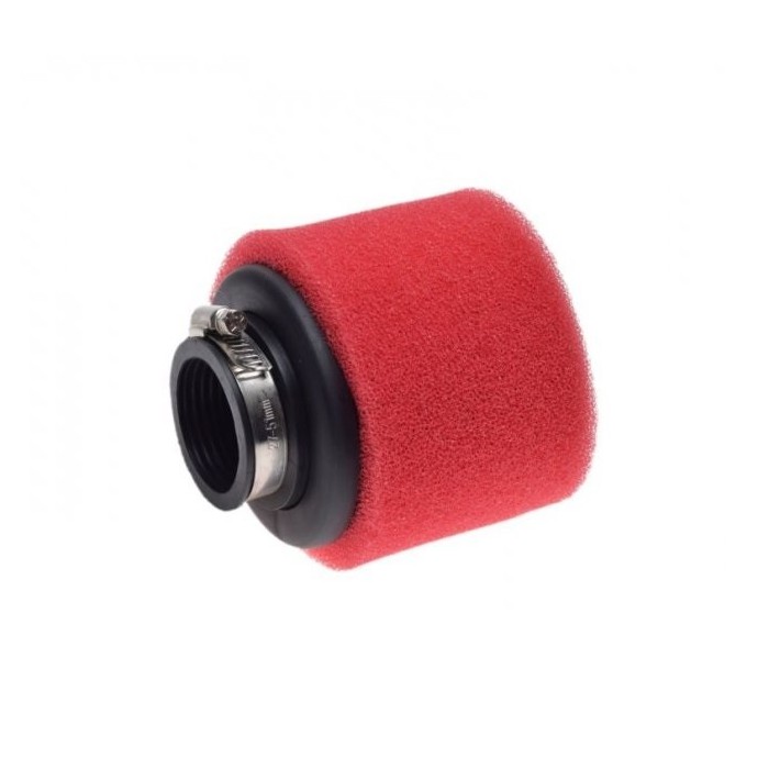 Double sponge sports air filter (straight)