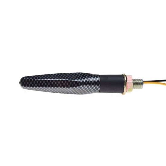 Dinaminiai LED posūkiai Carbon (2vnt.)
