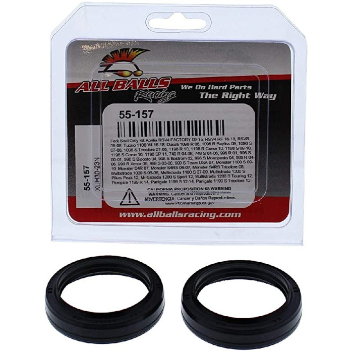 ALL BALLS front shock absorber oil seals APRILIA RSV4, TUONO, DUCATI 1098, 1198, MONSTER 1100, S4R, MULTISTRADA 1100
